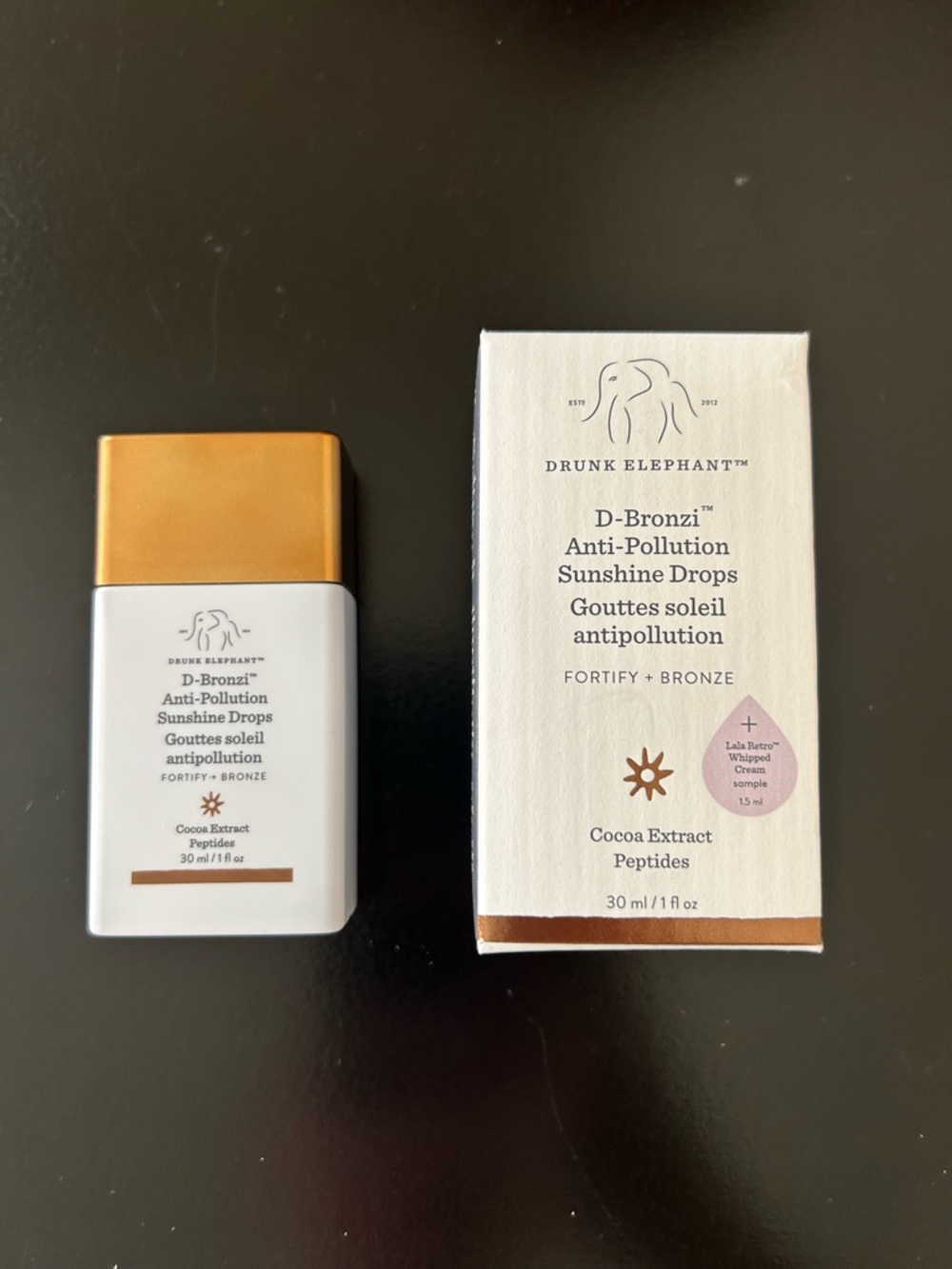Drunk Elephant D-Bronzi Anti-Pollution Bronzing Drops with Peptides 30 ml